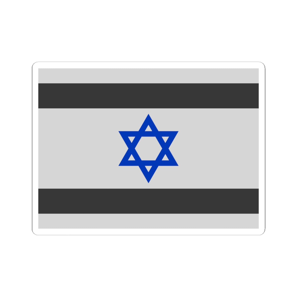 Flag of Israel - Star of David (Israel) STICKER Vinyl Kiss-Cut Decal