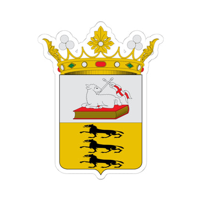 Escudo de Ariño (Spain) (Coat of Arms) STICKER Vinyl Kiss-Cut Decal