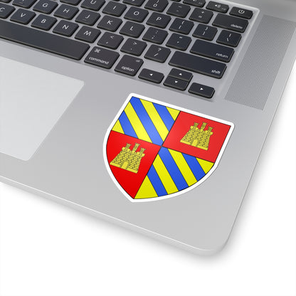 Blason Adhémar de Grignan (France) (Coat of Arms) STICKER Vinyl Kiss-Cut Decal