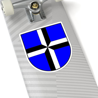 Safien Kreis wappen (Switzerland) (Coat of Arms) STICKER Vinyl Kiss-Cut Decal