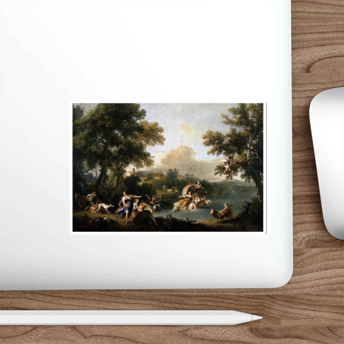 ZUCCARELLI, Francesco - The Rape of Europa (Artwork) STICKER Vinyl Die-Cut Decal