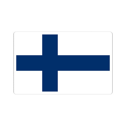Flag of Finland (Finland) STICKER Vinyl Kiss-Cut Decal