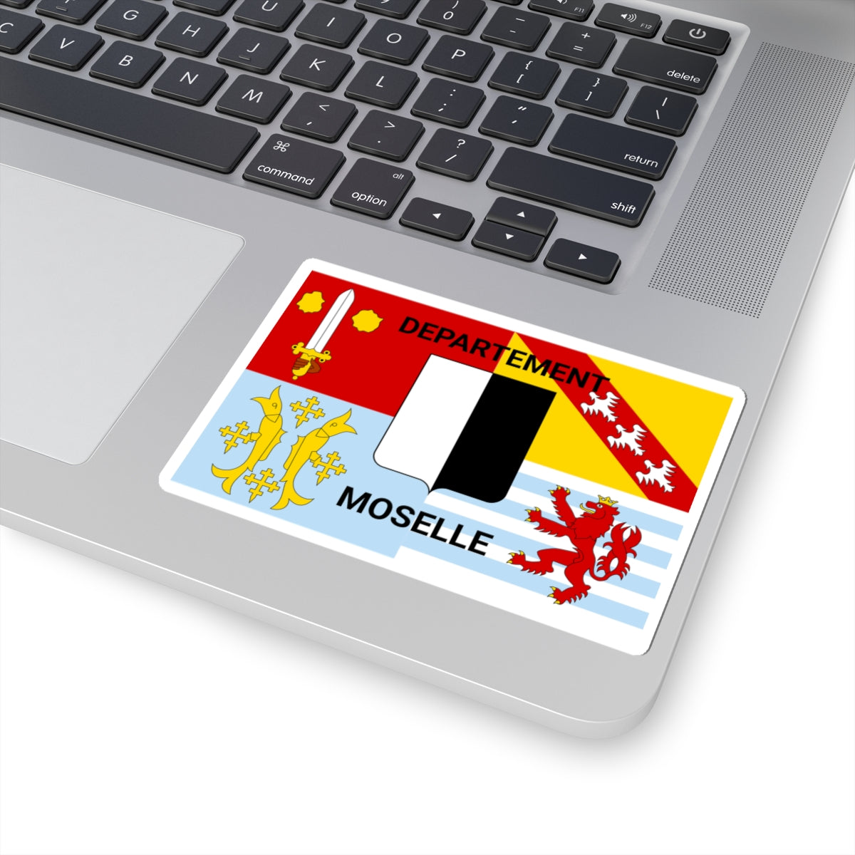 Flag of Moselle (France) STICKER Vinyl Kiss-Cut Decal