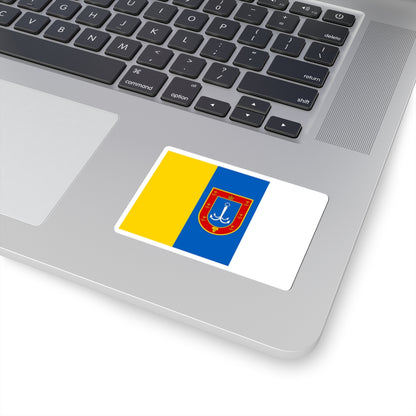 Flag of Odesa Oblast (Ukraine) STICKER Vinyl Kiss-Cut Decal