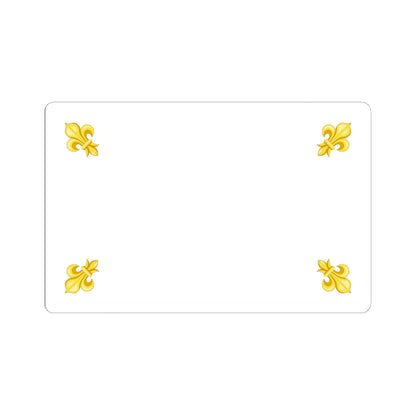 Drapeau blanc du Royaume de France 1825 (France) STICKER Vinyl Kiss-Cut Decal