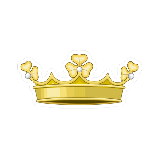 02 Corona de descendiente de marqués (Spain) (Coat of Arms) STICKER Vinyl Kiss-Cut Decal
