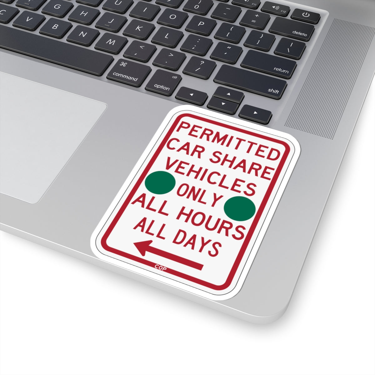 PBOT Road sign P4500L-G (Oregon) (Road Sign) STICKER Vinyl Kiss-Cut Decal