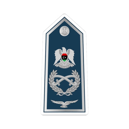 16.Libyan Air Force AM (Libya) (Military Rank) STICKER Vinyl Kiss-Cut Decal 3 Inch White - The Sticker Space