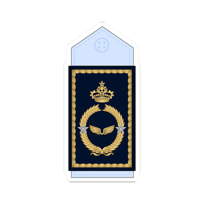 16.Moroccan Air Force BG (Morocco) (Military Rank) STICKER Vinyl Kiss-Cut Decal 2 Inch White - The Sticker Space