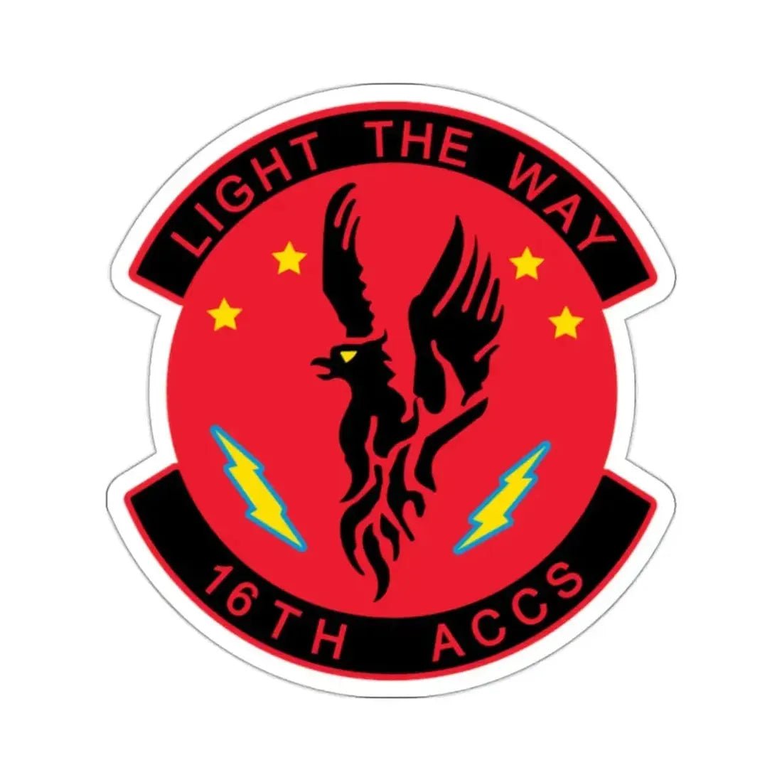16TH ACCS (U.S. Air Force) STICKER Vinyl Kiss-Cut Decal - The Sticker Space