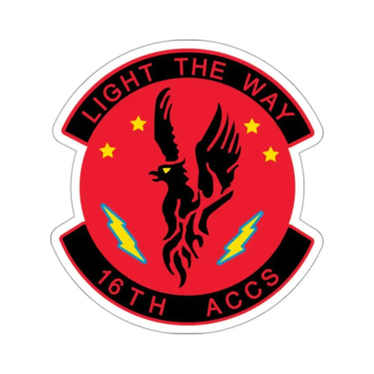 16TH ACCS (U.S. Air Force) STICKER Vinyl Kiss-Cut Decal - The Sticker Space