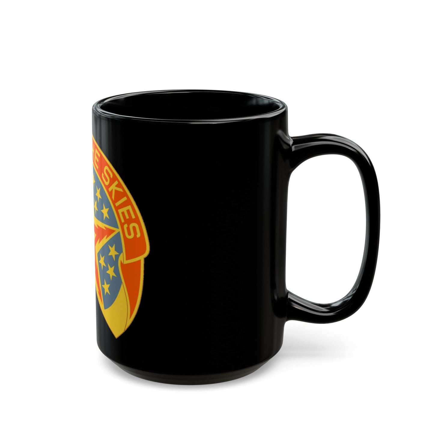 16th Air Traffic Control Battalion (U.S. Army) Black Coffee Mug-The Sticker Space