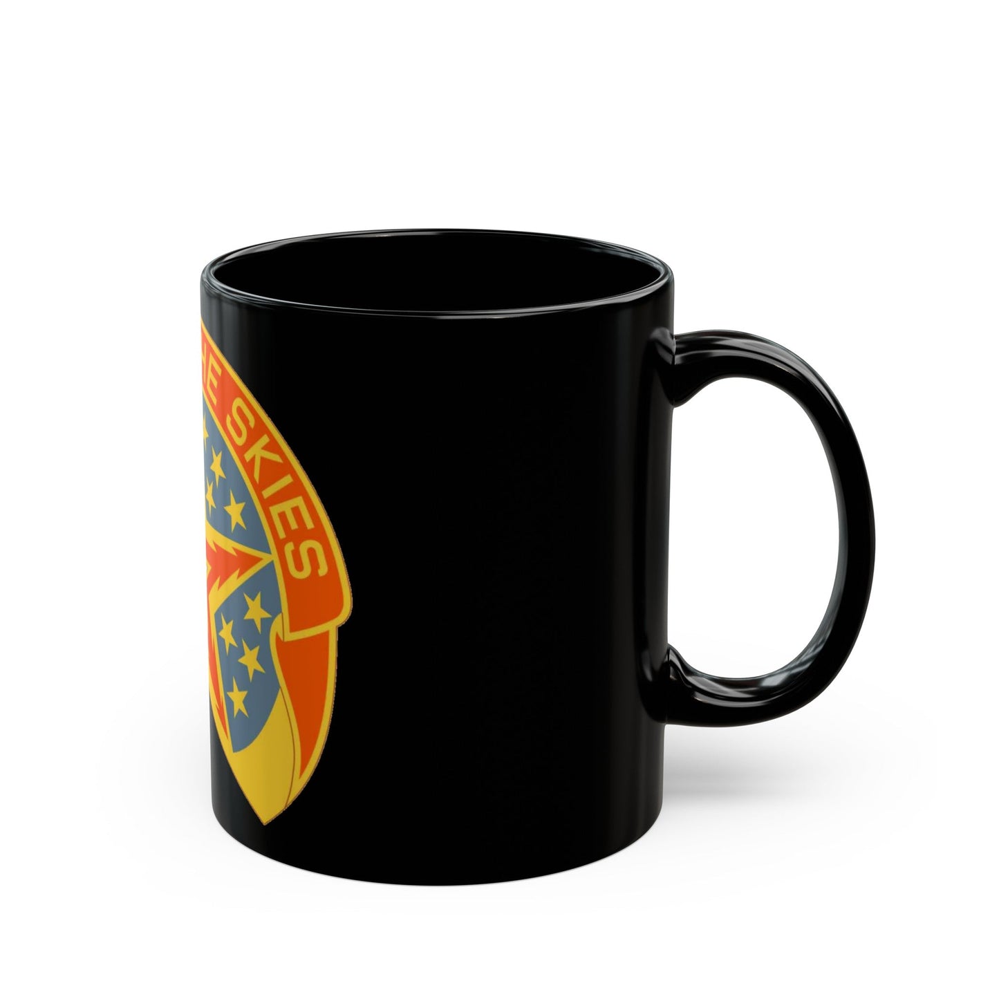 16th Air Traffic Control Battalion (U.S. Army) Black Coffee Mug-The Sticker Space