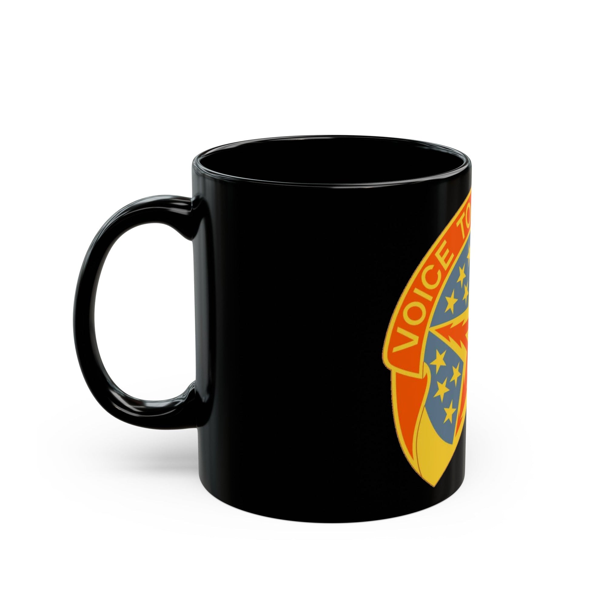 16th Air Traffic Control Battalion (U.S. Army) Black Coffee Mug-The Sticker Space