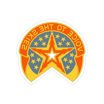16th Air Traffic Control Battalion (U.S. Army) REVERSE PRINT Transparent Die-Cut STICKER - The Sticker Space