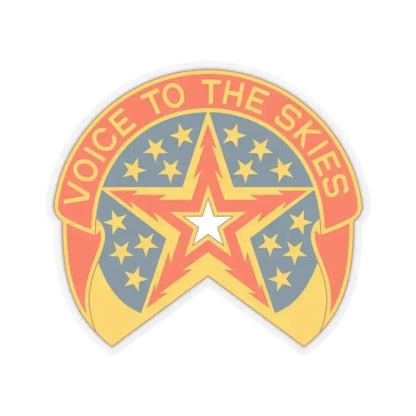 16th Air Traffic Control Battalion (U.S. Army) STICKER Vinyl Kiss-Cut Decal 3 Inch Transparent - The Sticker Space