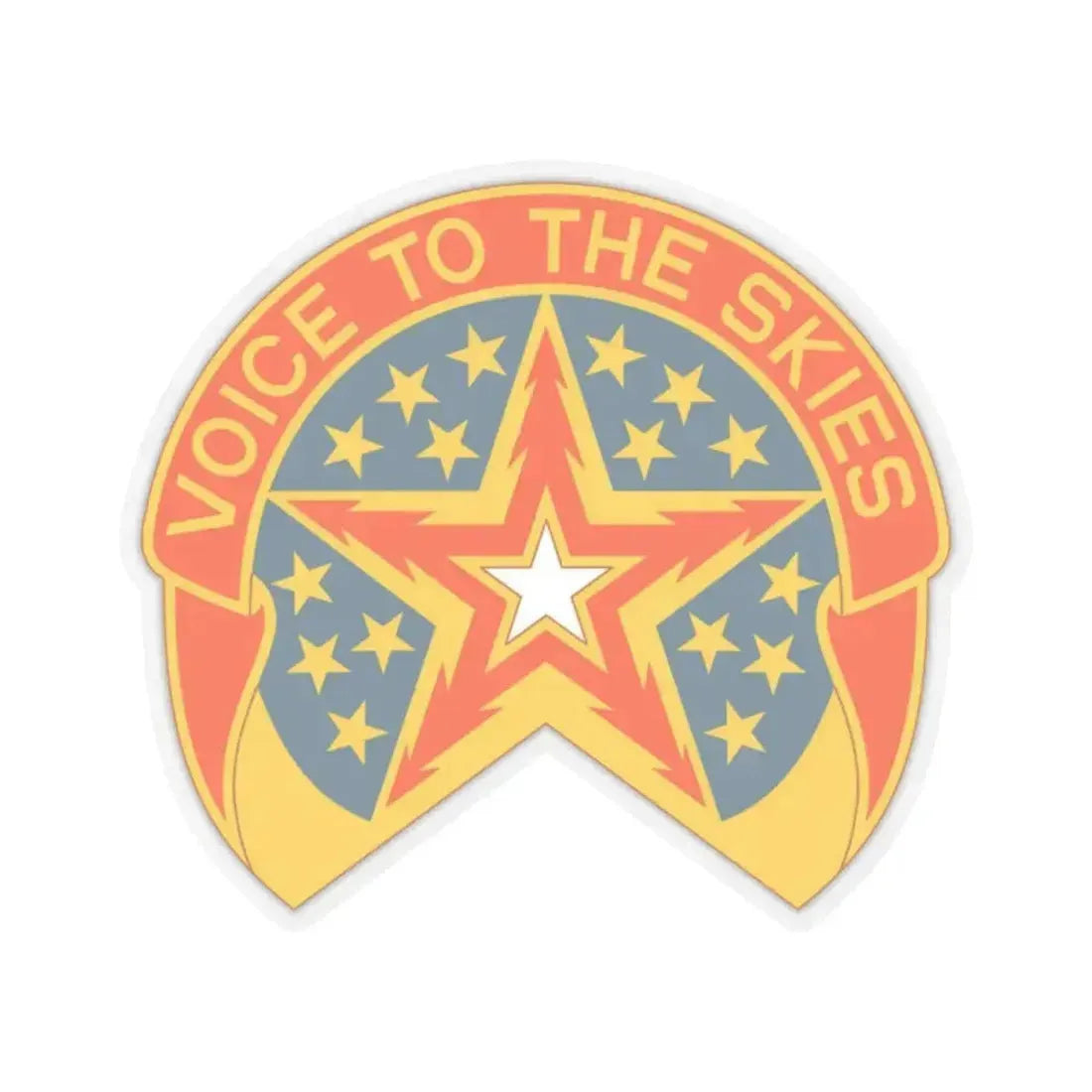 16th Air Traffic Control Battalion (U.S. Army) STICKER Vinyl Kiss-Cut Decal 4 Inch Transparent - The Sticker Space