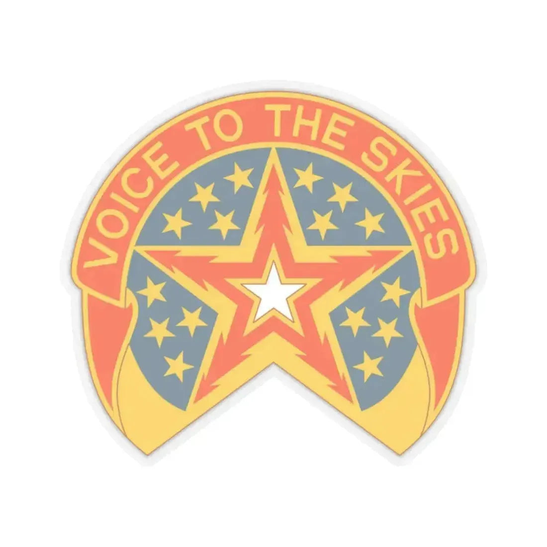 16th Air Traffic Control Battalion (U.S. Army) STICKER Vinyl Kiss-Cut Decal 6 Inch Transparent - The Sticker Space