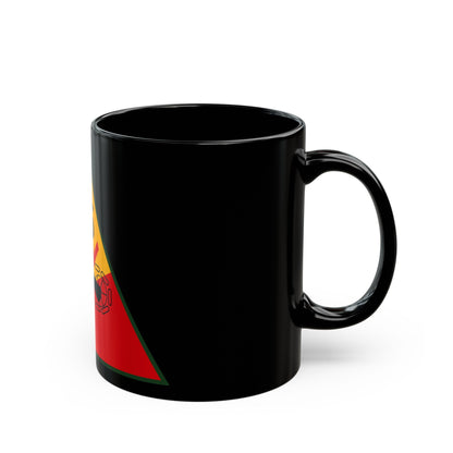 16th Armored Division (U.S. Army) Black Coffee Mug-The Sticker Space