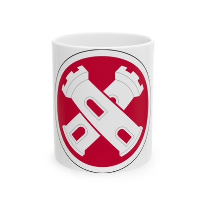 16th Engineer Brigade SSI (U.S. Army) White Coffee Mug-11oz-The Sticker Space