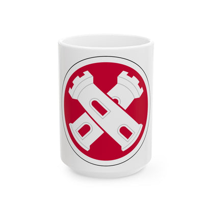 16th Engineer Brigade SSI (U.S. Army) White Coffee Mug-15oz-The Sticker Space