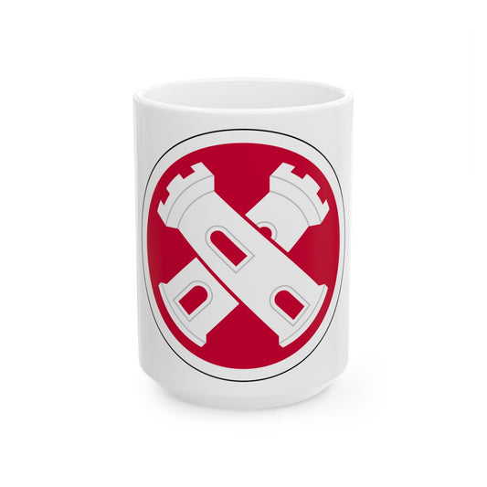 16th Engineer Brigade SSI (U.S. Army) White Coffee Mug-15oz-The Sticker Space