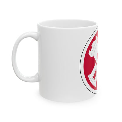 16th Engineer Brigade SSI (U.S. Army) White Coffee Mug-The Sticker Space