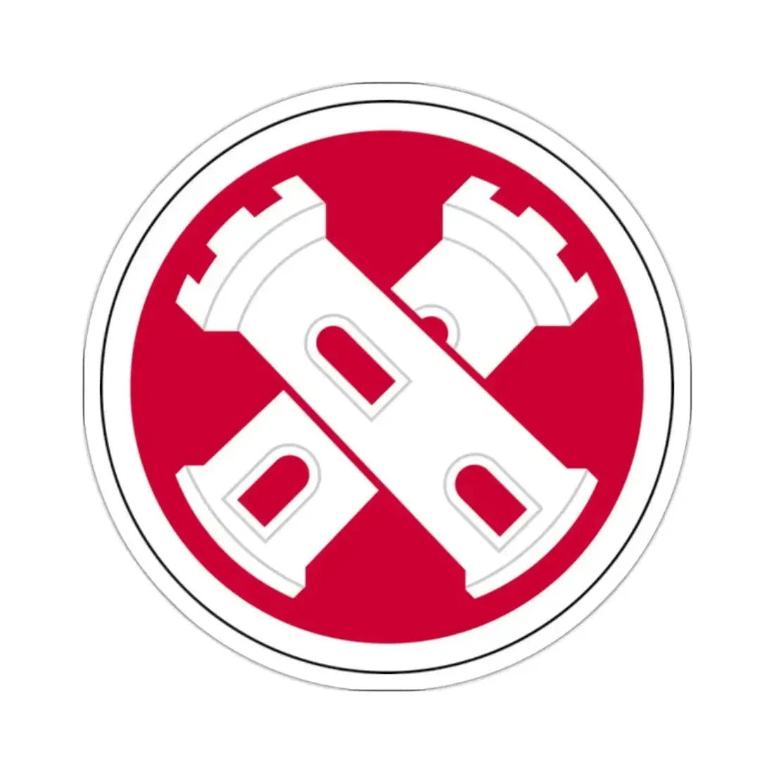 16th Engineer Brigade SSI (U.S. Army) STICKER Vinyl Kiss-Cut Decal - The Sticker Space