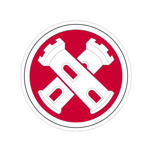 16th Engineer Brigade SSI (U.S. Army) Transparent STICKER Die-Cut Vinyl Decal 6 Inch - The Sticker Space