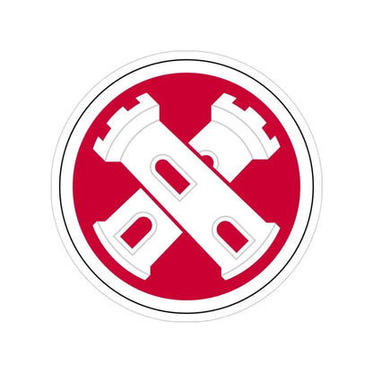 16th Engineer Brigade SSI (U.S. Army) Transparent STICKER Die-Cut Vinyl Decal - The Sticker Space