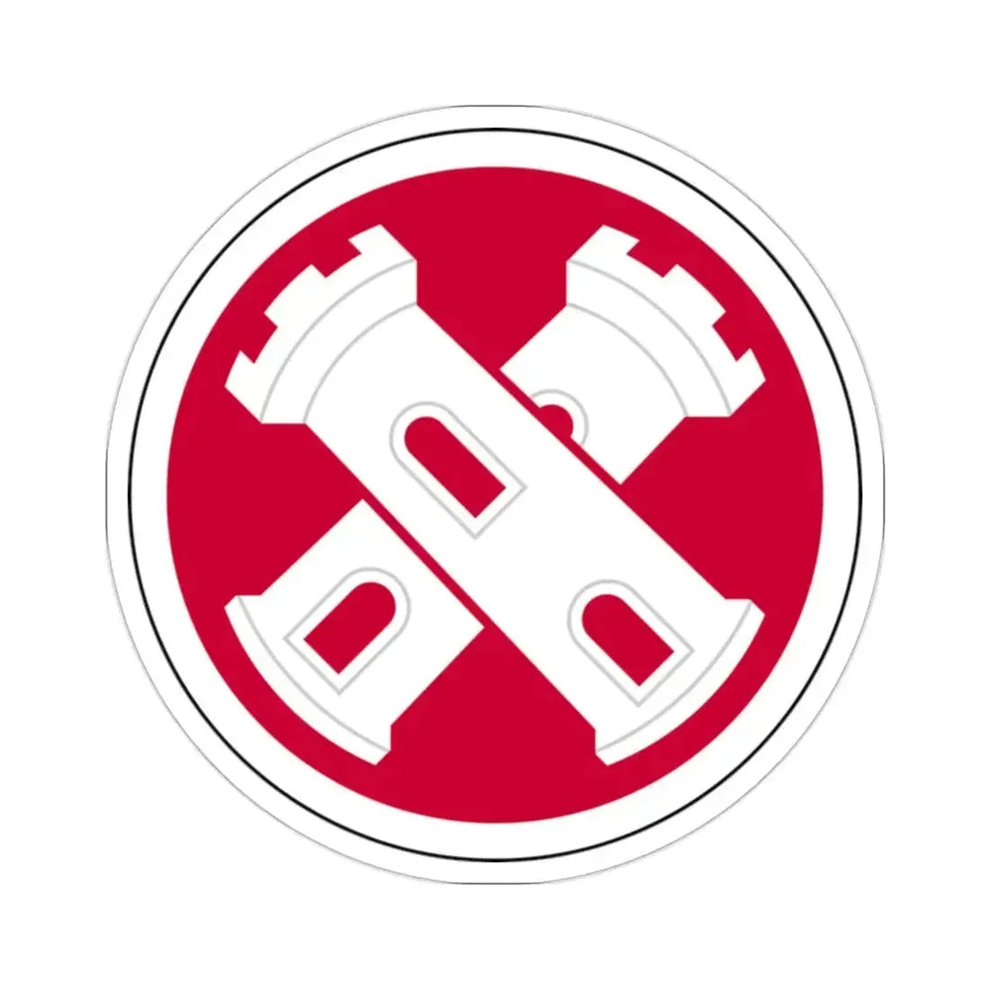 16th Engineer Brigade (U.S. Army) STICKER Vinyl Die-Cut Decal 2 Inch - The Sticker Space