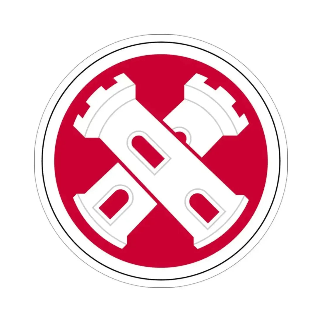 16th Engineer Brigade (U.S. Army) STICKER Vinyl Die-Cut Decal 3 Inch - The Sticker Space