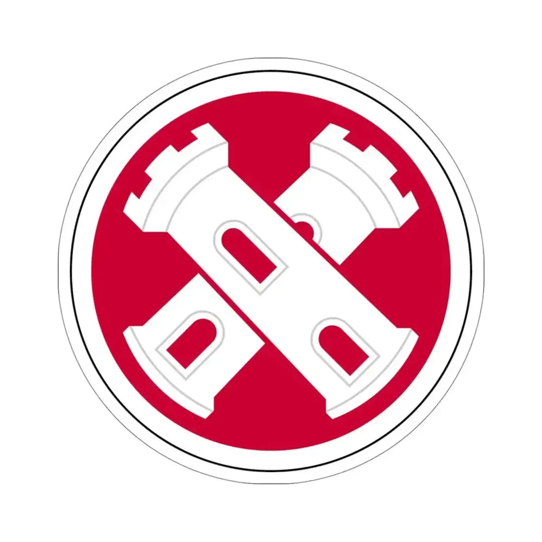 16th Engineer Brigade (U.S. Army) STICKER Vinyl Die-Cut Decal 4 Inch - The Sticker Space