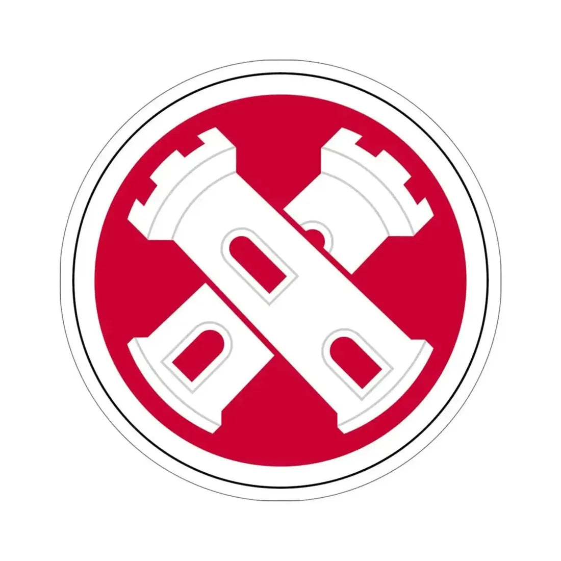16th Engineer Brigade (U.S. Army) STICKER Vinyl Die-Cut Decal 6 Inch - The Sticker Space