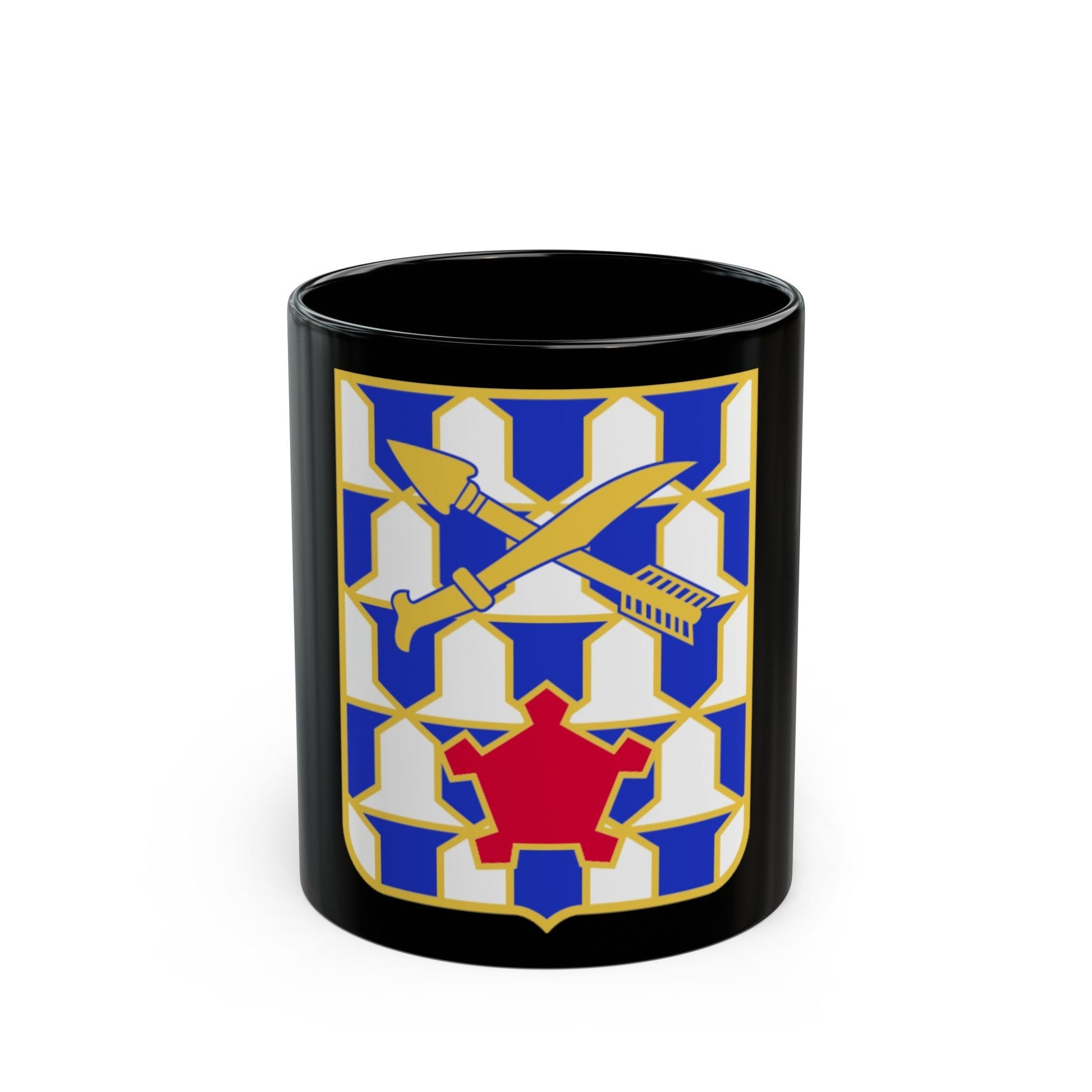 16th Infantry Regiment (U.S. Army) Black Coffee Mug-11oz-The Sticker Space