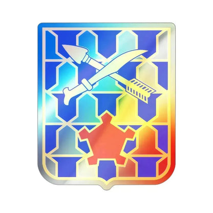 16th Infantry Regiment (U.S. Army) Holographic STICKER Die-Cut Vinyl Decal 6 Inch Holographic - The Sticker Space