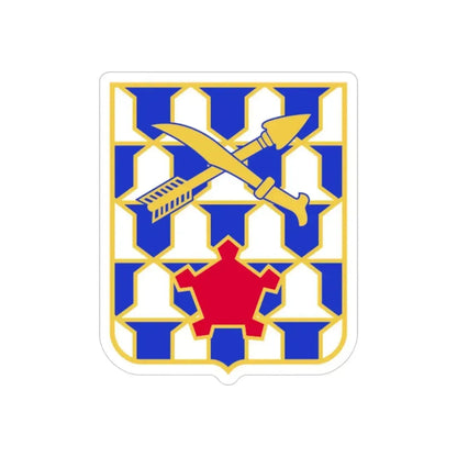 16th Infantry Regiment (U.S. Army) REVERSE PRINT Transparent Die-Cut STICKER - The Sticker Space