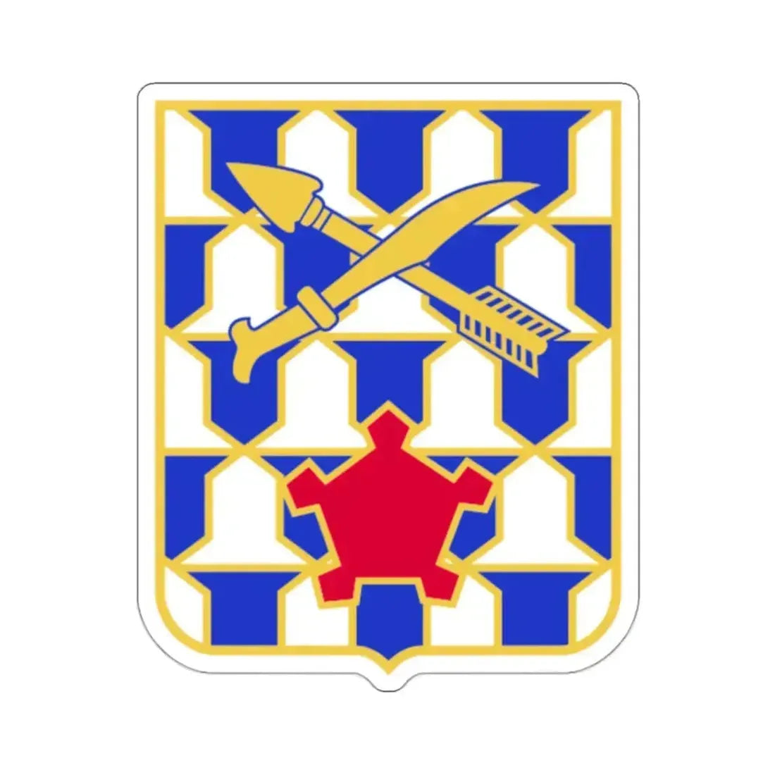 16th Infantry Regiment (U.S. Army) STICKER Vinyl Kiss-Cut Decal 2 Inch White - The Sticker Space