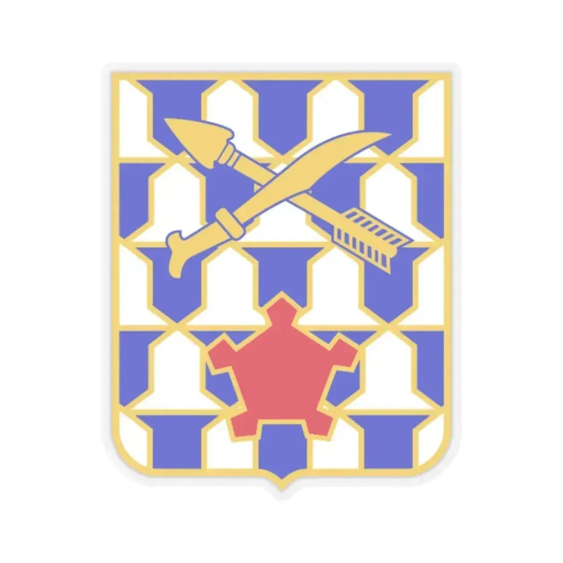 16th Infantry Regiment (U.S. Army) STICKER Vinyl Kiss-Cut Decal 3 Inch Transparent - The Sticker Space