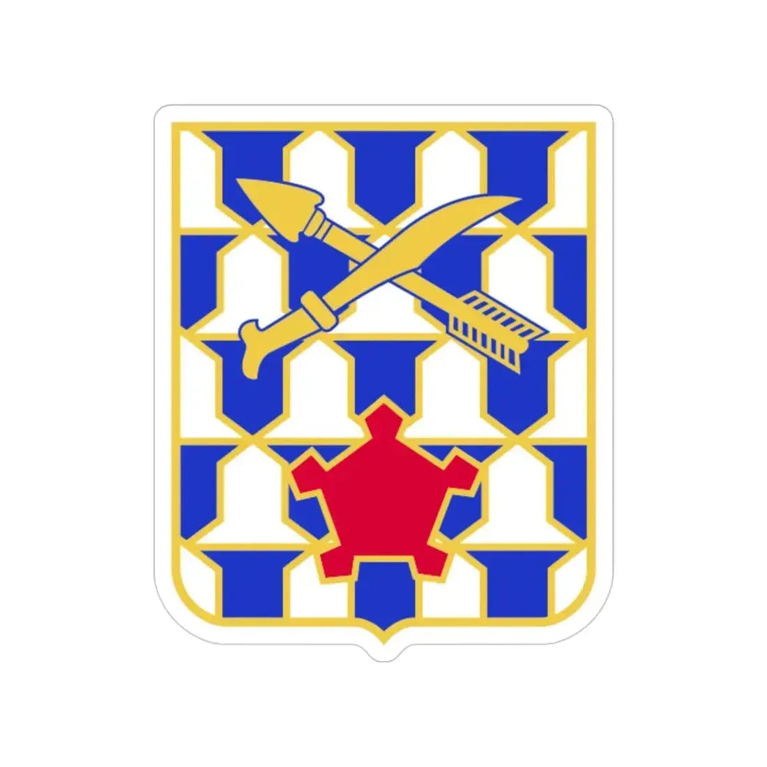 16th Infantry Regiment (U.S. Army) Transparent STICKER Die-Cut Vinyl Decal 5 Inch - The Sticker Space