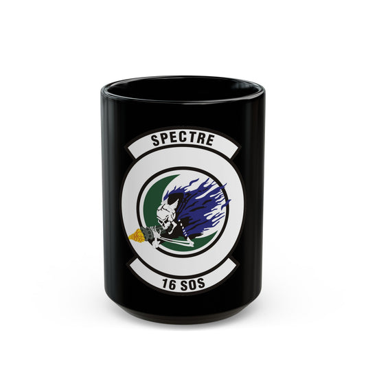 16th Special Operations Squadron (U.S. Air Force) Black Coffee Mug-15oz-The Sticker Space