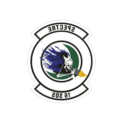 16th Special Operations Squadron (U.S. Air Force) REVERSE PRINT Transparent Die-Cut STICKER 6 Inch Die-Cut Transparent - The Sticker Space