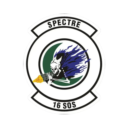16th Special Operations Squadron (U.S. Air Force) STICKER Vinyl Kiss-Cut Decal 2 Inch White - The Sticker Space