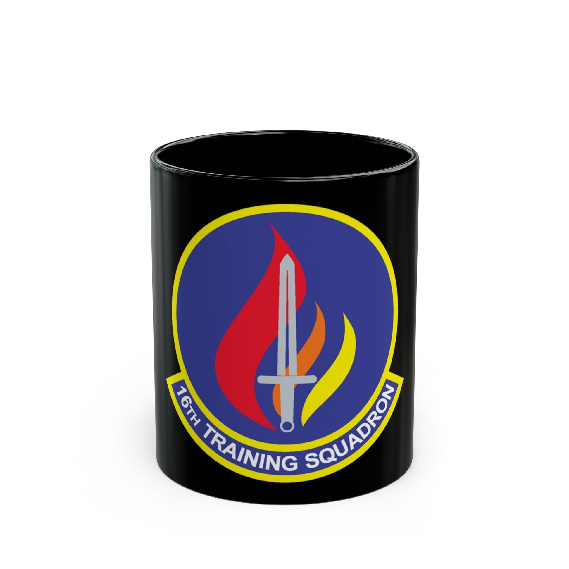 16th Training Squadron (U.S. Air Force) Black Coffee Mug-11oz-The Sticker Space