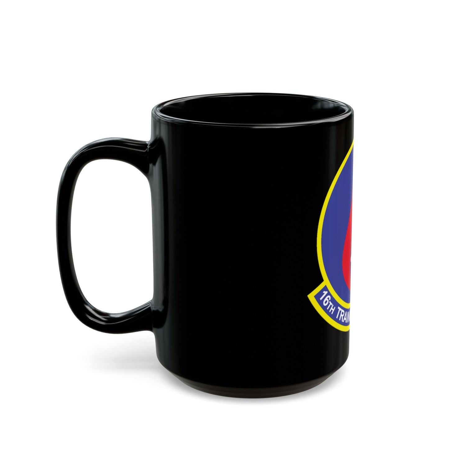 16th Training Squadron (U.S. Air Force) Black Coffee Mug-The Sticker Space