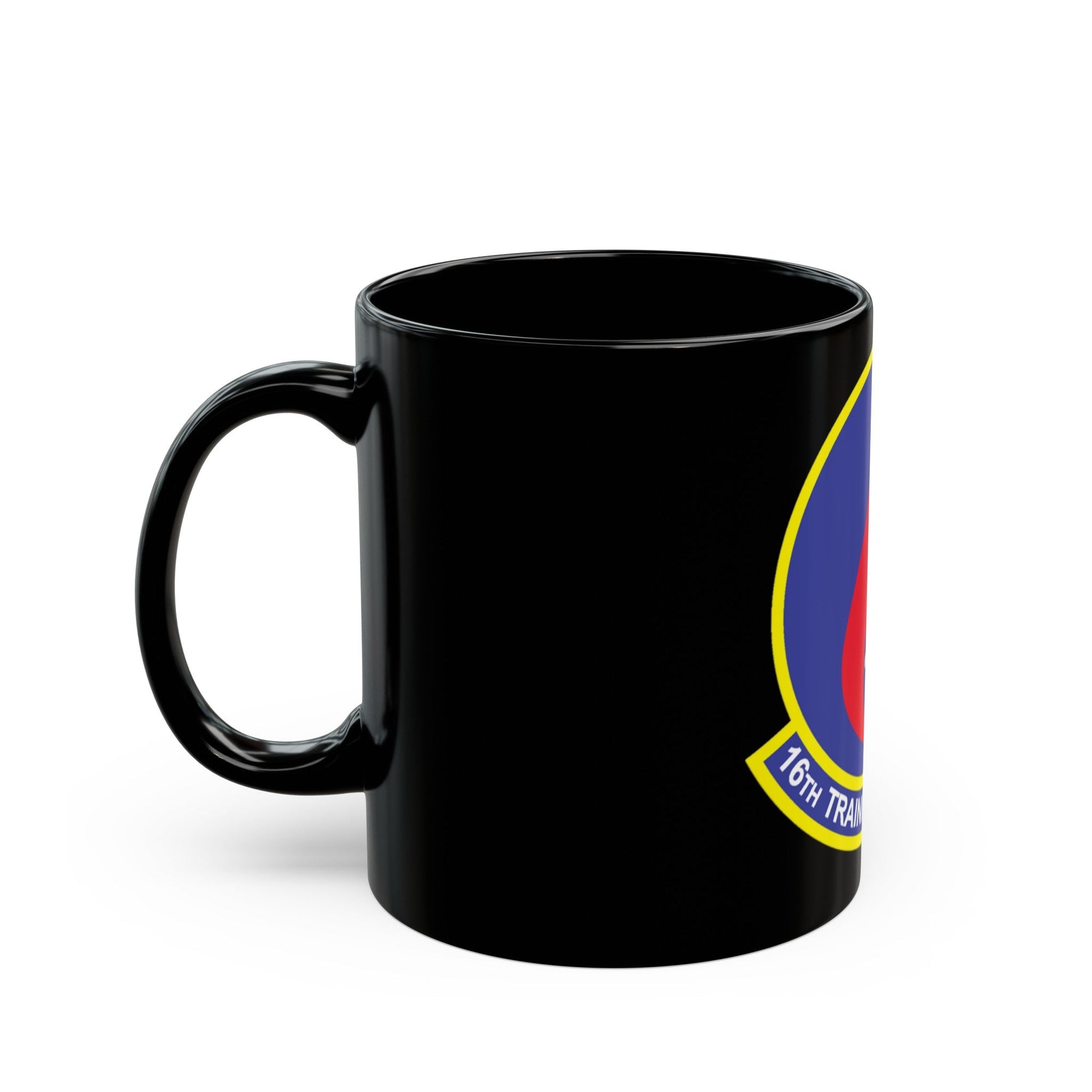 16th Training Squadron (U.S. Air Force) Black Coffee Mug-The Sticker Space