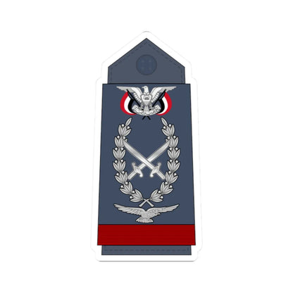 16.YAF AM (Yemen) (Military Rank) STICKER Vinyl Kiss-Cut Decal 2 Inch White - The Sticker Space