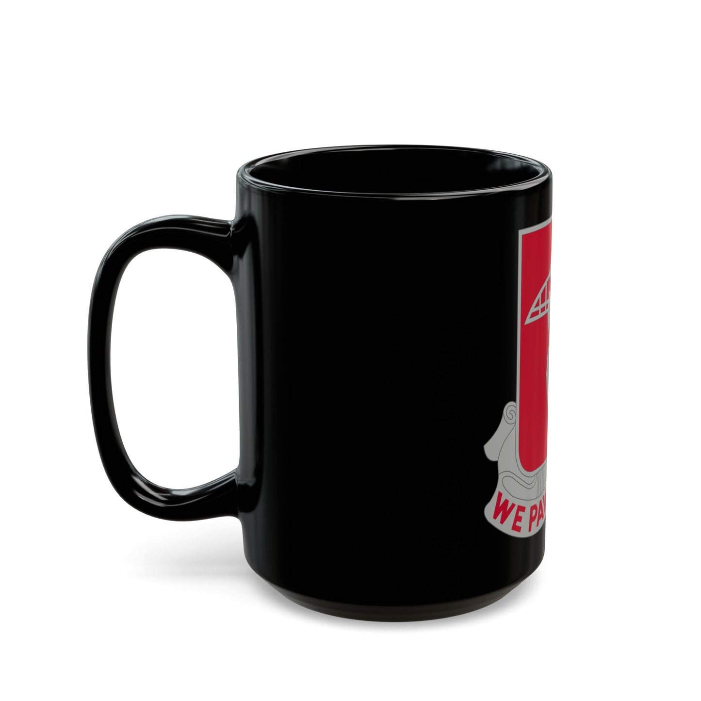 17 Engineer Battalion (U.S. Army) Black Coffee Mug-The Sticker Space