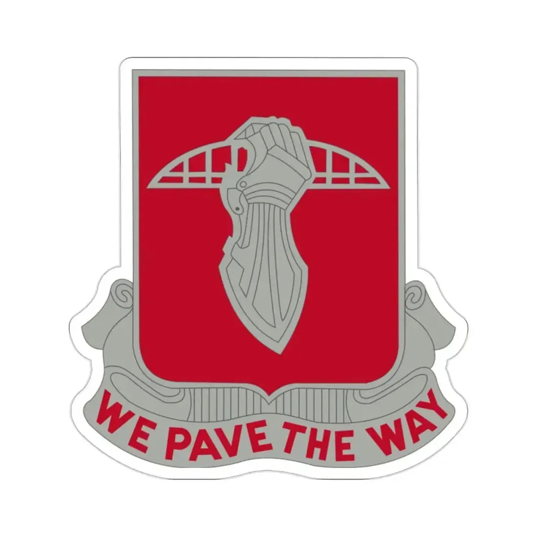 17 Engineer Battalion (U.S. Army) STICKER Vinyl Die-Cut Decal 2 Inch - The Sticker Space