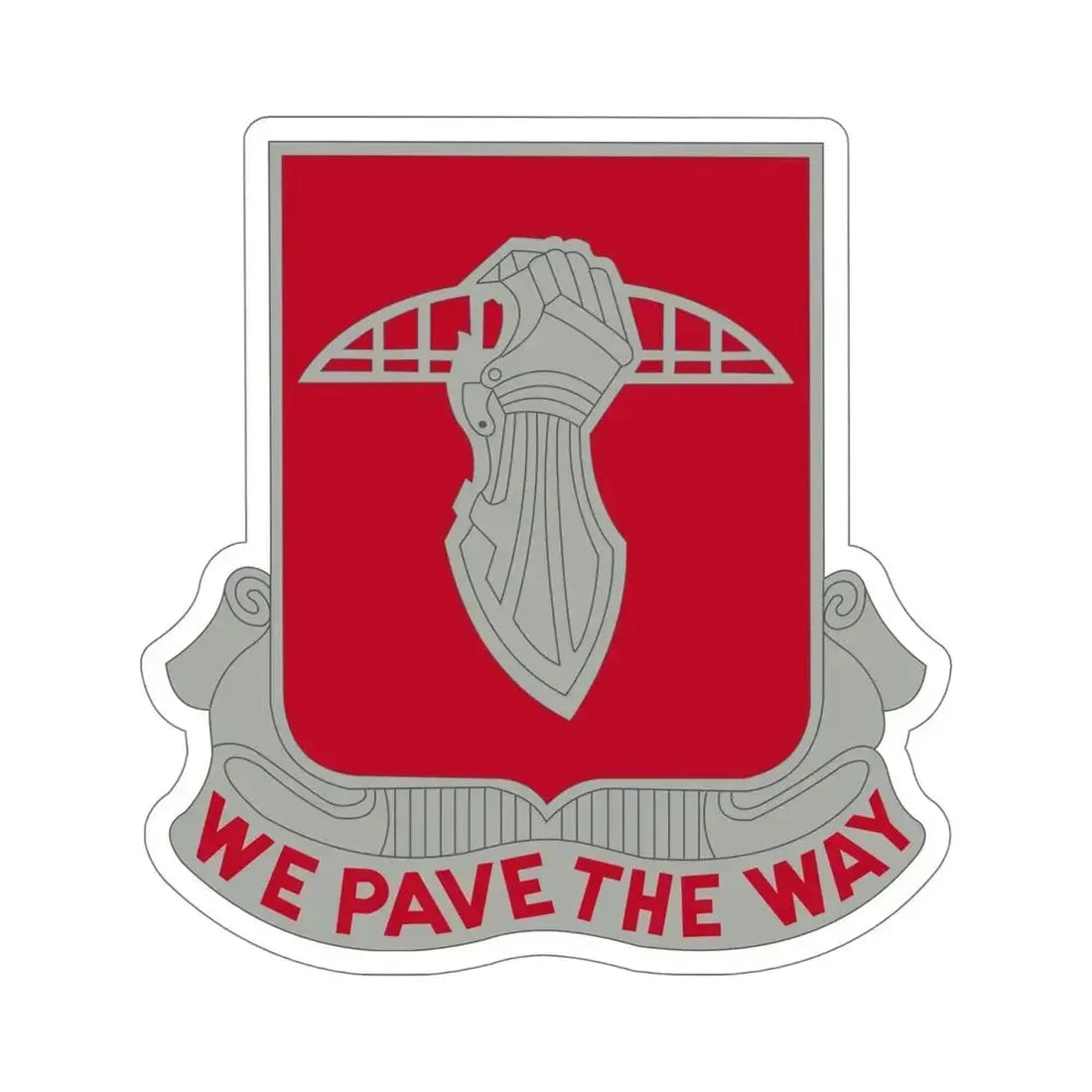 17 Engineer Battalion (U.S. Army) STICKER Vinyl Die-Cut Decal 6 Inch - The Sticker Space